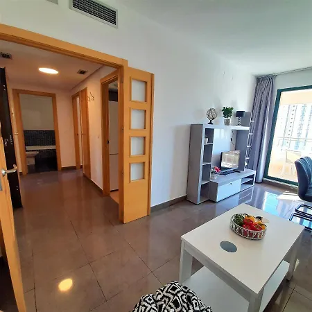 Parque Torre Sol Boutique 12 Floor , Free Parking, Wi-fi, Pool, * 貝尼多姆