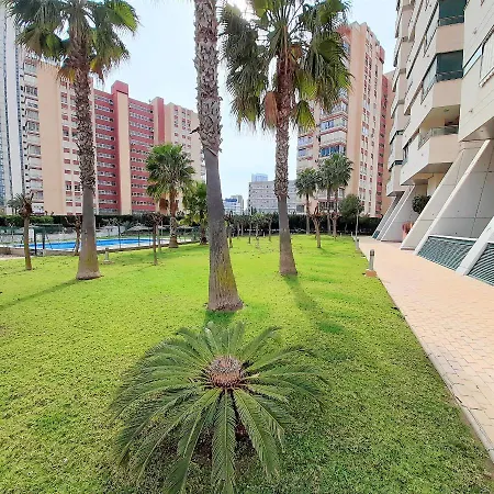 Parque Torre Sol Boutique 12 Floor , Free Parking, Wi-fi, Pool, 公寓 貝尼多姆