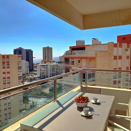 Parque Torre Sol Boutique 12 Floor , Free Parking, Wi-fi, Pool, 公寓 貝尼多姆